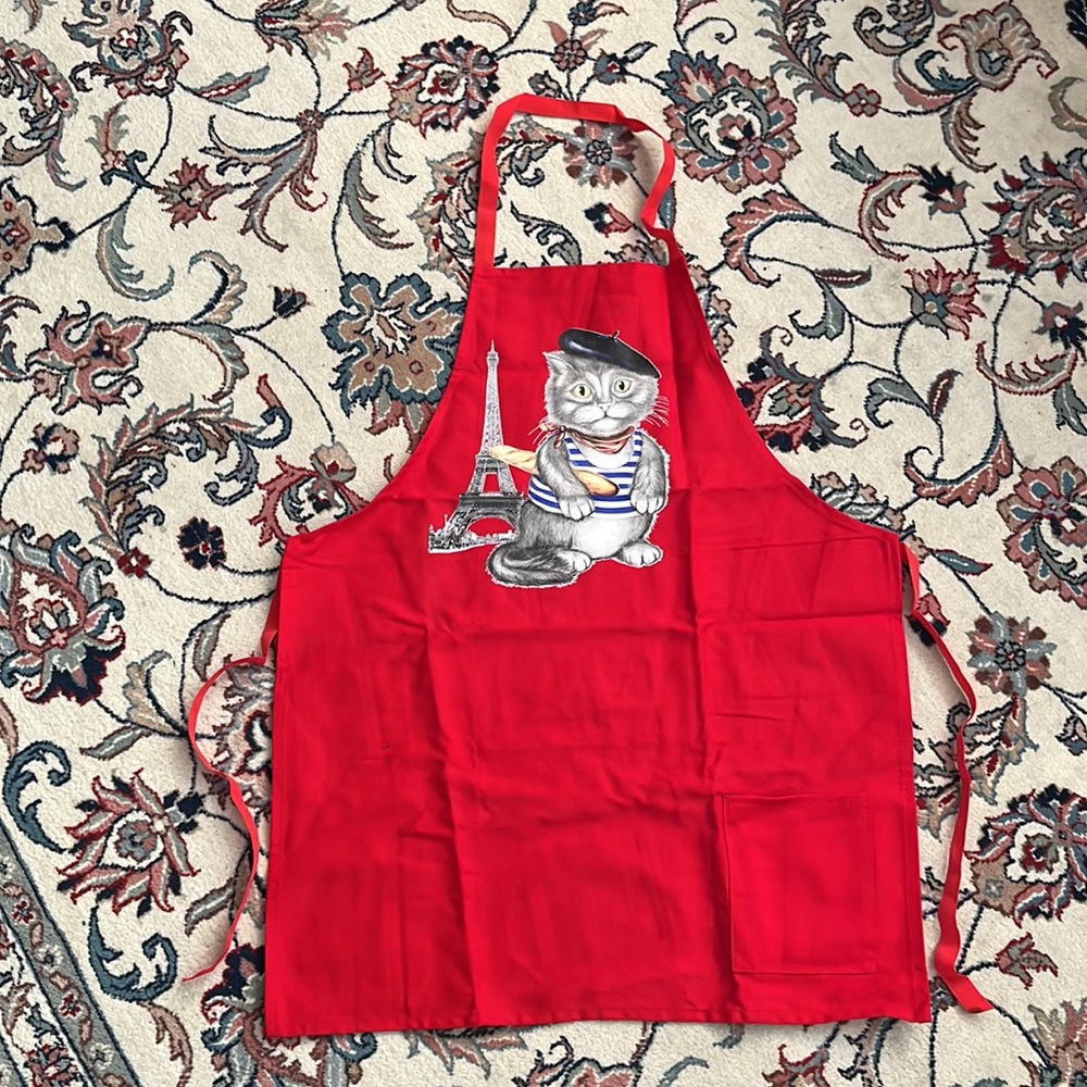 2-4-1 Parisian Cat Apron